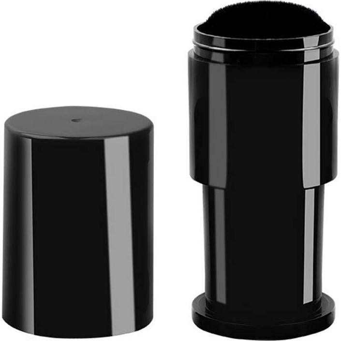 Retractable Powder Brushes Foundation Brush Blush Brush Bronzer Brush Face Blender Brush Professional Mineral Blending Buffing Kabuki Makeup Application Portable With Cover - Black