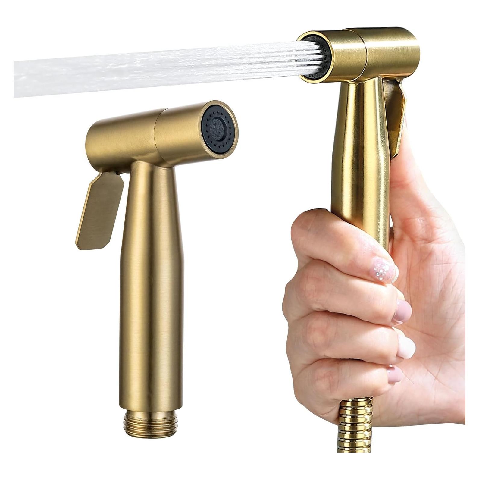 Pulverizador de Bidet de Mano BARROCK Acero Inoxidable Oro