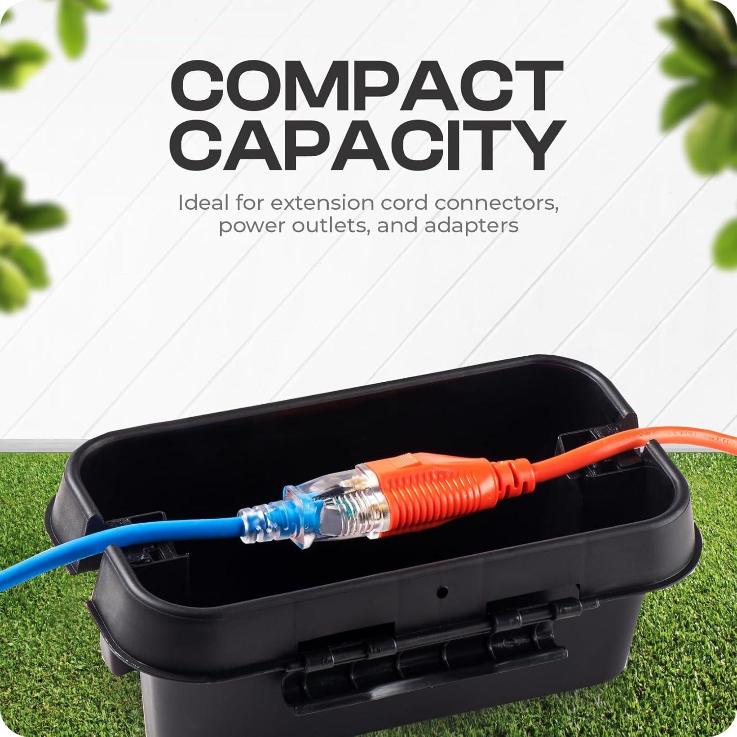 SockitBox Pequeña Negra - Caja Eléctrica a Prueba de Agua