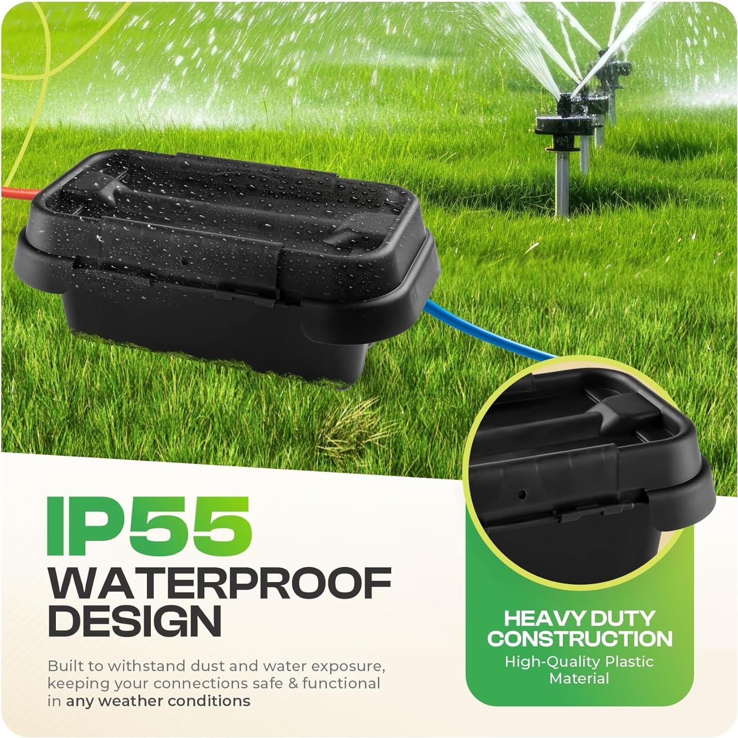 SockitBox Pequeña Negra - Caja Eléctrica a Prueba de Agua