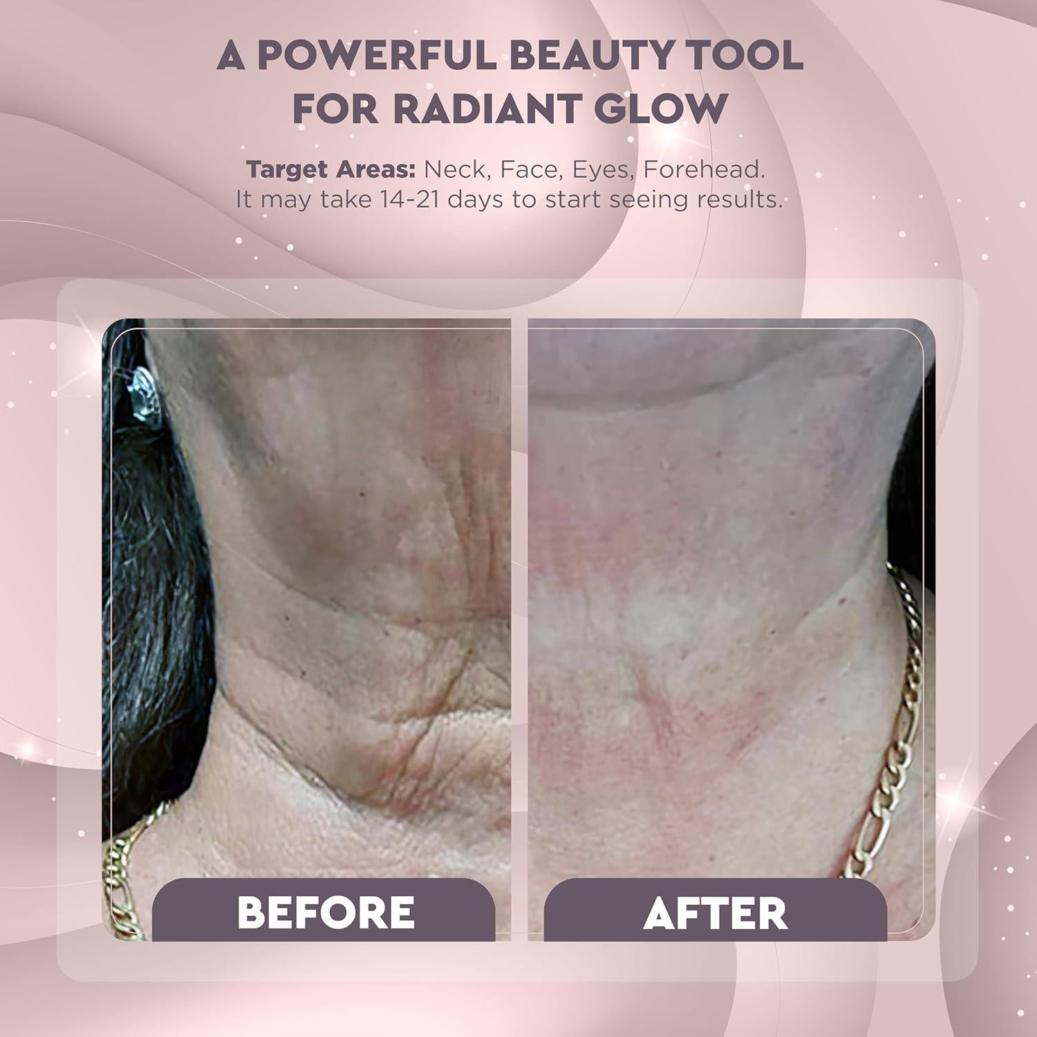 Dispositivo de Belleza GLO24K para Cara y Cuello LED