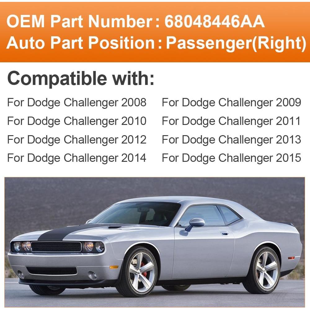 Espejo Calefaccionado Senzeal Lado Derecho Dodge Challenger