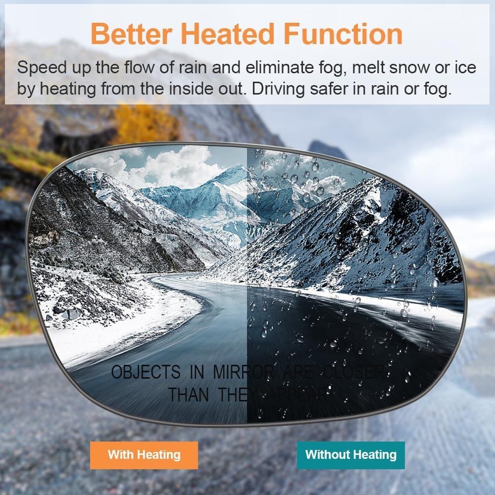 Espejo Calefaccionado Senzeal Lado Derecho Dodge Challenger