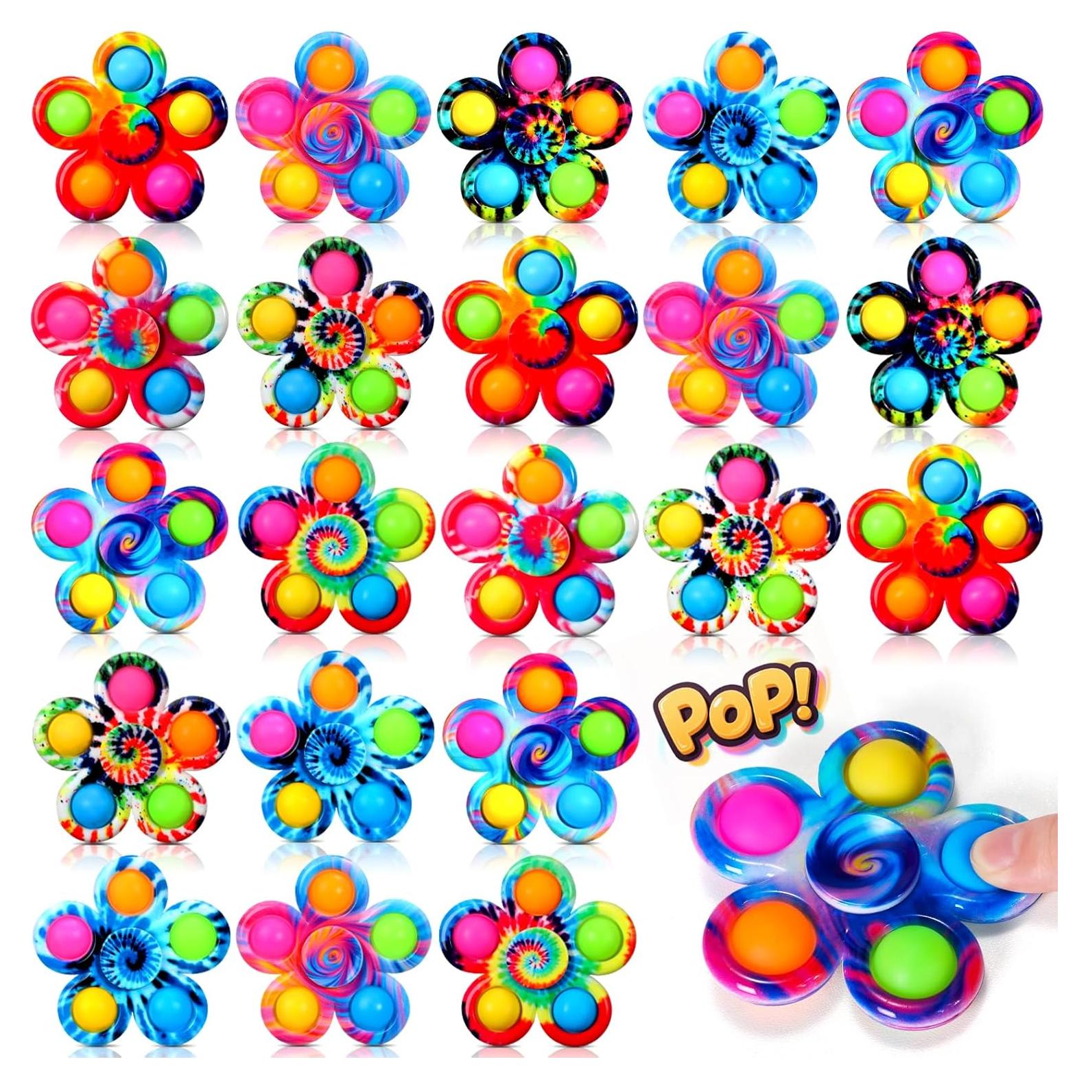 SCIONE Paquete de 24 Juguetes Antiestrés para Niños 3-12 Años