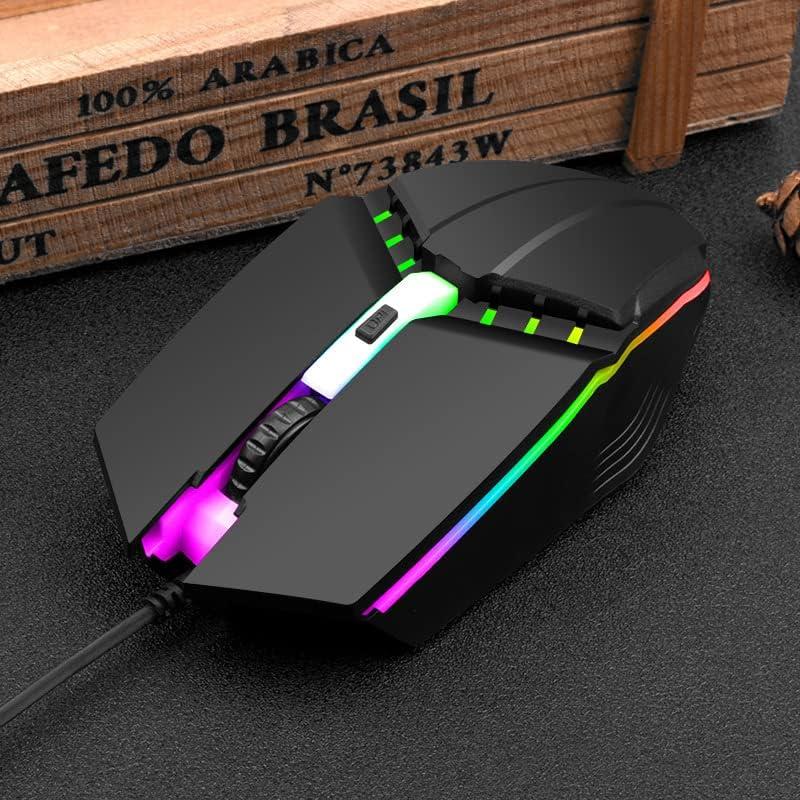 Ratón Gaming con Cable Guiheng RGB 800-1600 DPI Ergonómico