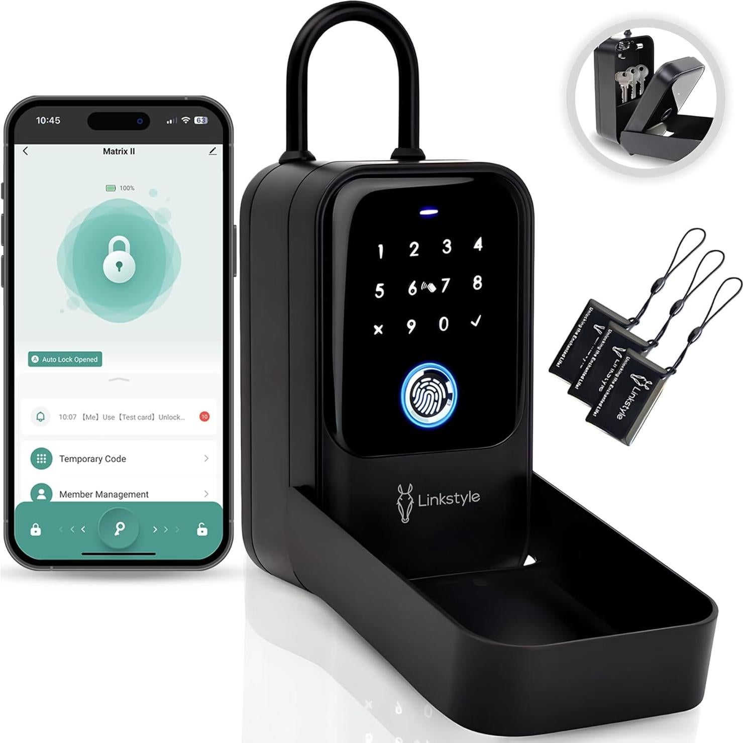 Caja de Llaves Inteligente Linkstyle Matrix II - Bluetooth, 5 Modos