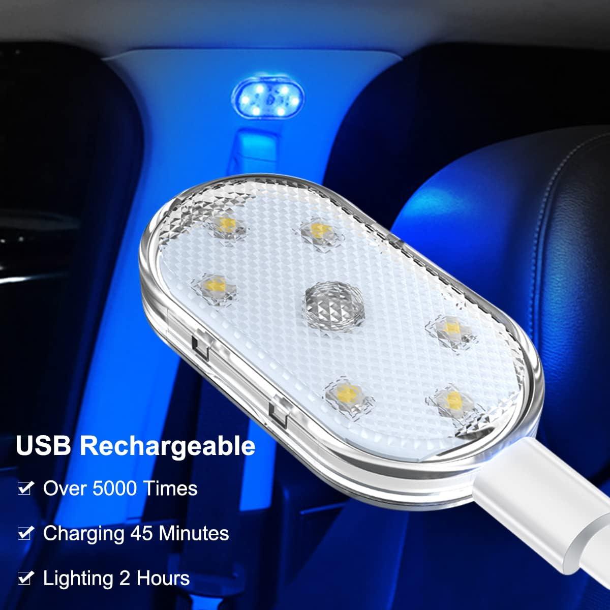 Luces LED Inalámbricas para Automóvil TEKSHINNY FWD-4 7 Colores