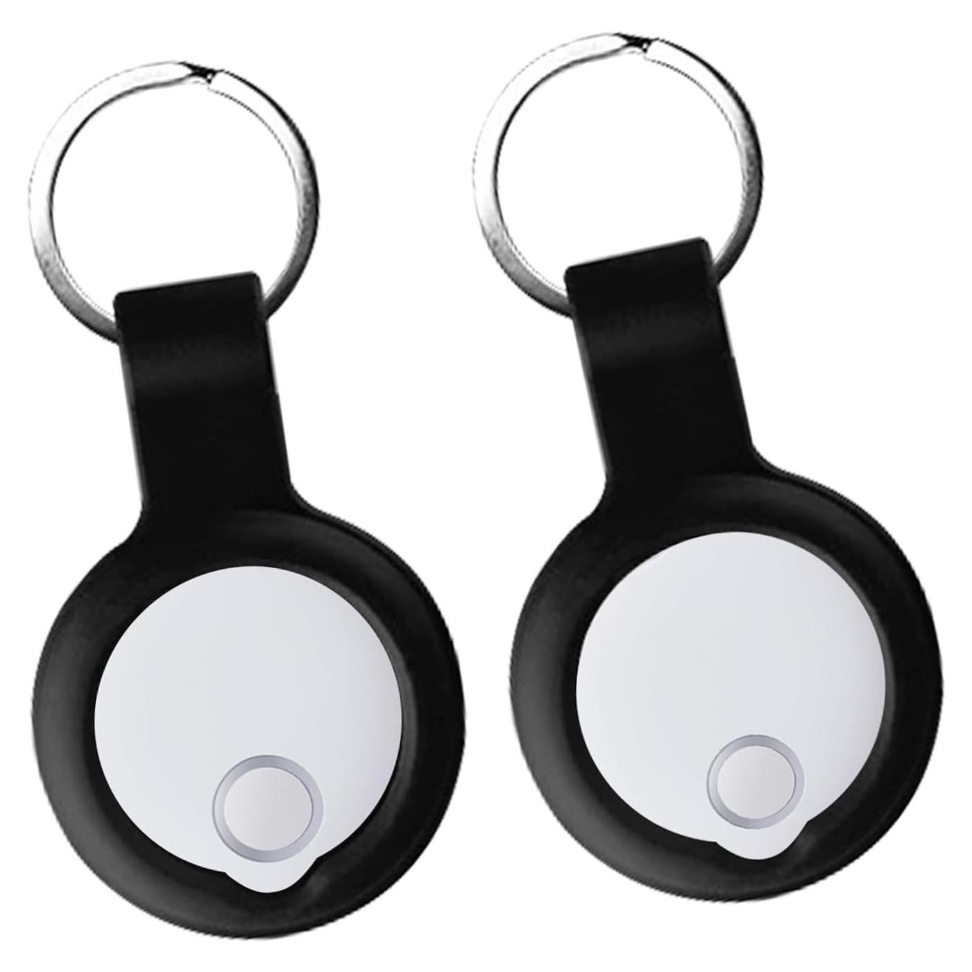 Funda de Silicona UYRUREL para Reyke Smart Tags - Negra (2 Pzas)