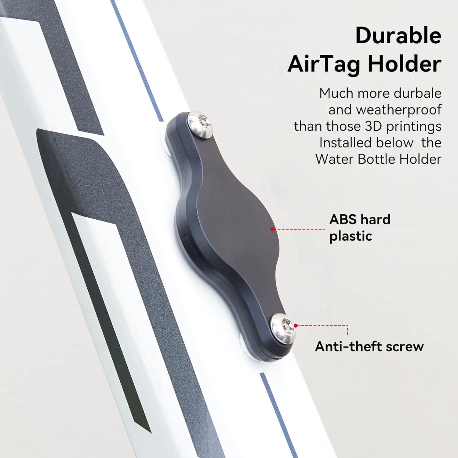 Soporte oculto para AirTag de bicicleta DLENP - 2 paquetes negro