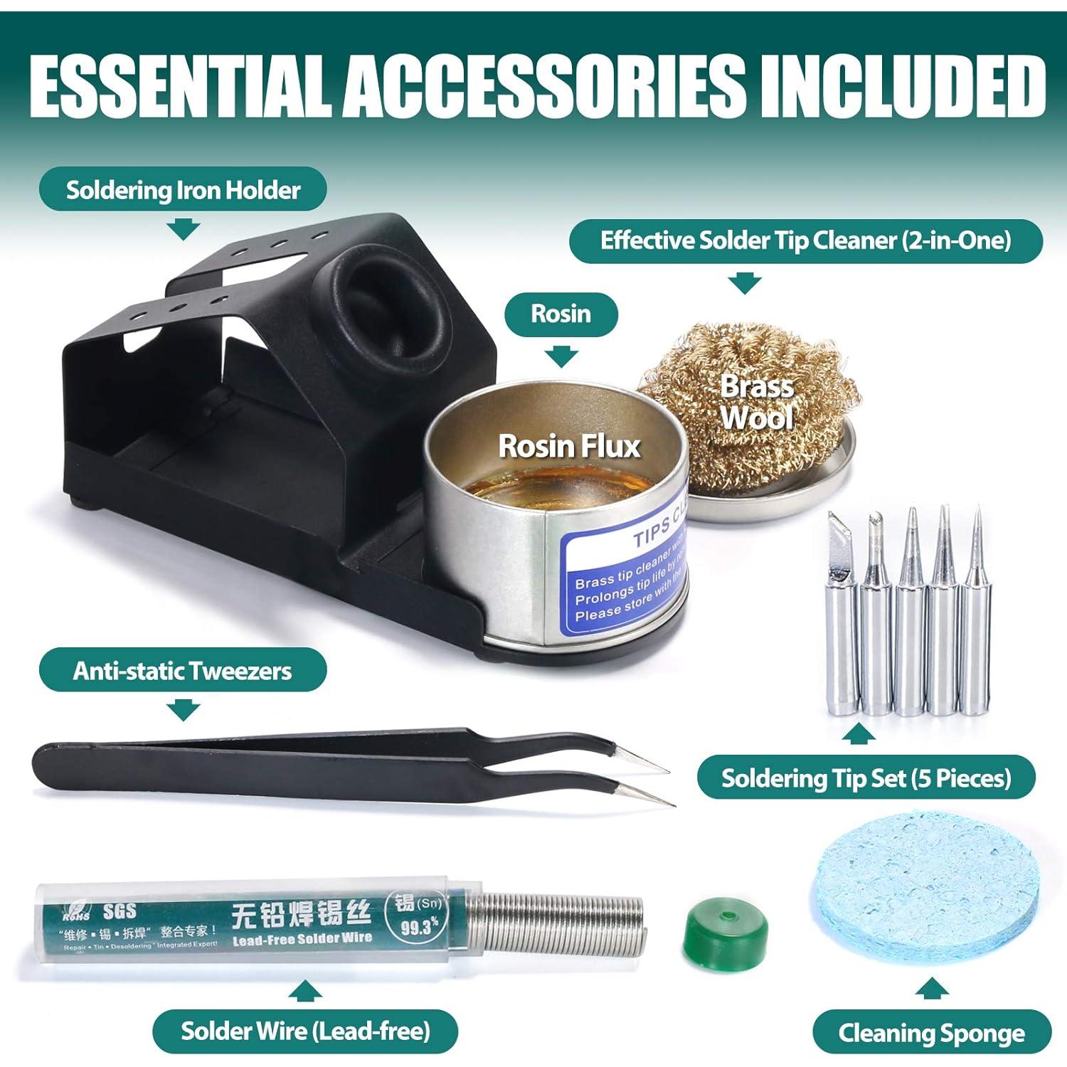 Estación de Soldadura Digital YIHUA 939D+ 75W Verde ESD