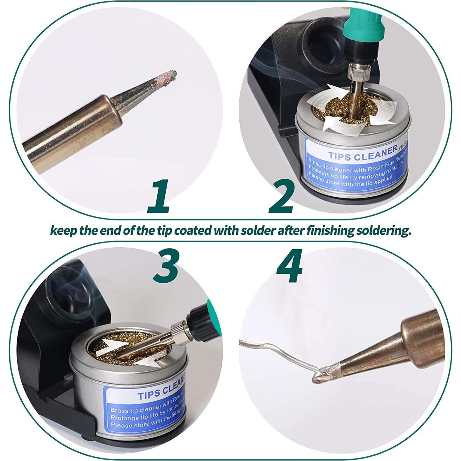 Estación de Soldadura Digital YIHUA 939D+ 75W Verde ESD