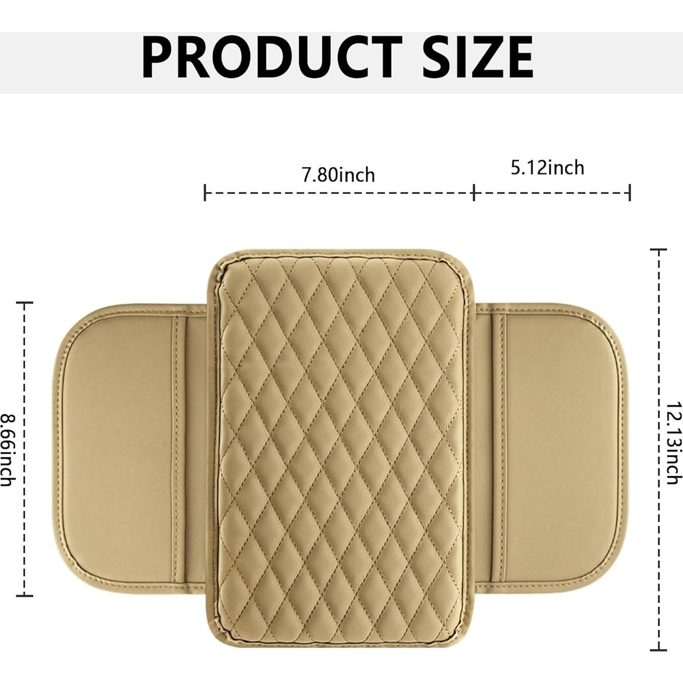Funda de Apoyabrazos de Coche Stacool Beige 30.8x19.8cm