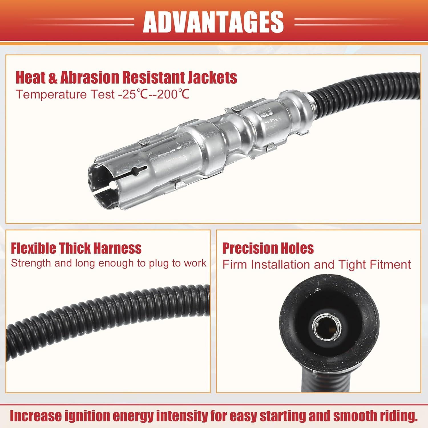 Cable de Bobina de Encendido ACROPIX 12mm para Mercedes-Benz