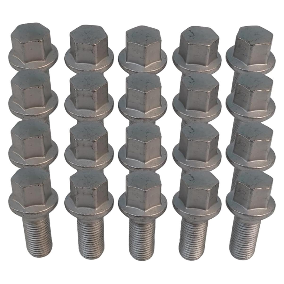 20PCS Tuercas y Pernos Rueda Bomunik M14x1.5mm para Mercedes