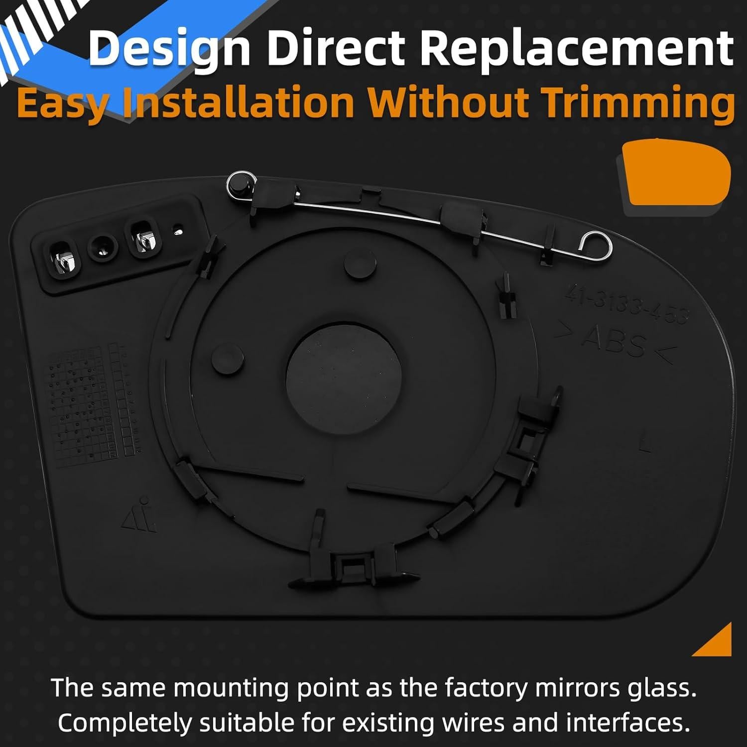 Cristal Espejo Lateral Izquierdo LOIYLLEN con Calefacción