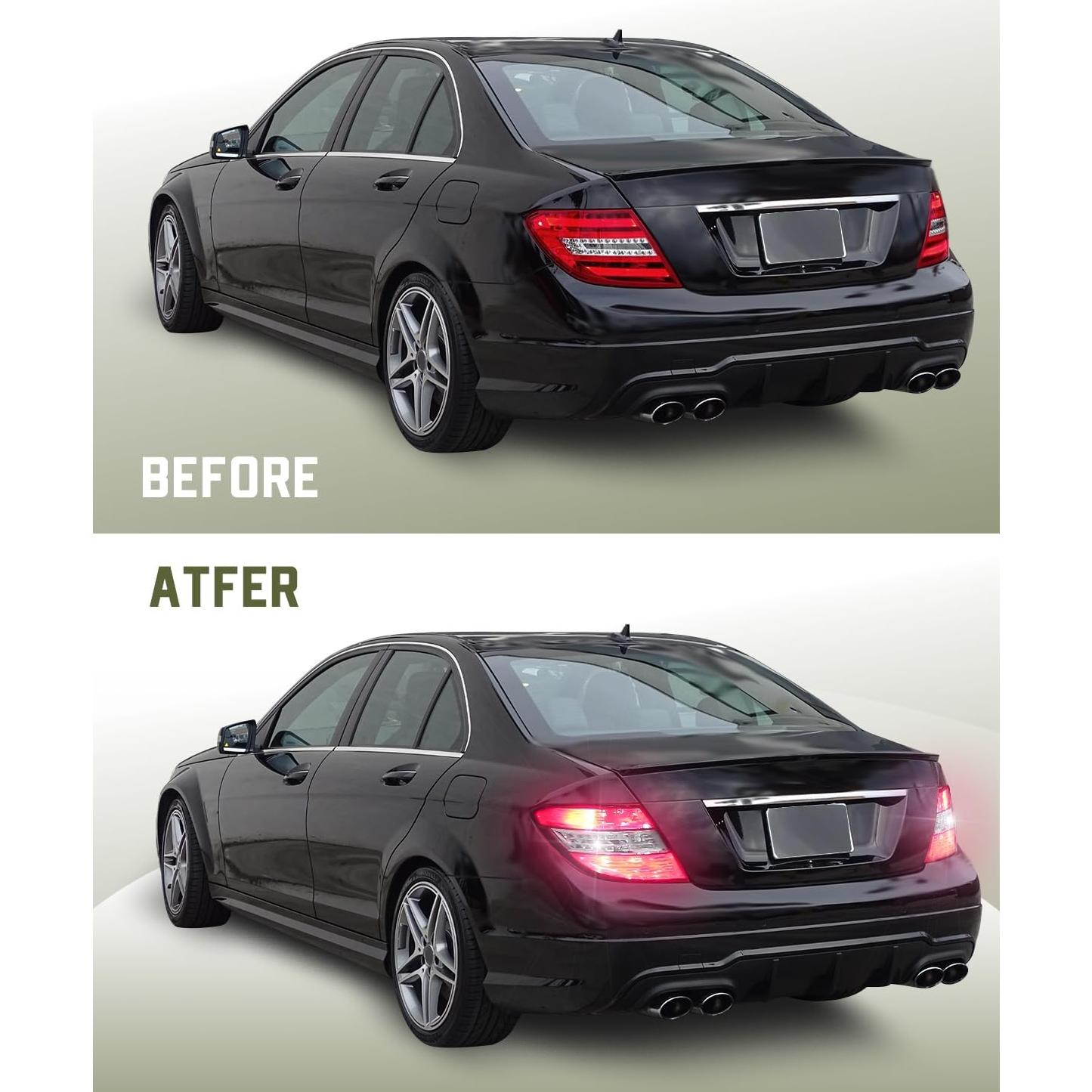 Soporte de Portalámpara Luz Trasera Izquierda Hulyxayfave para Mercedes Benz W204