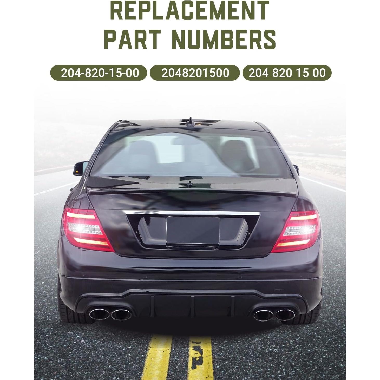 Soporte de Portalámpara Luz Trasera Izquierda Hulyxayfave para Mercedes Benz W204