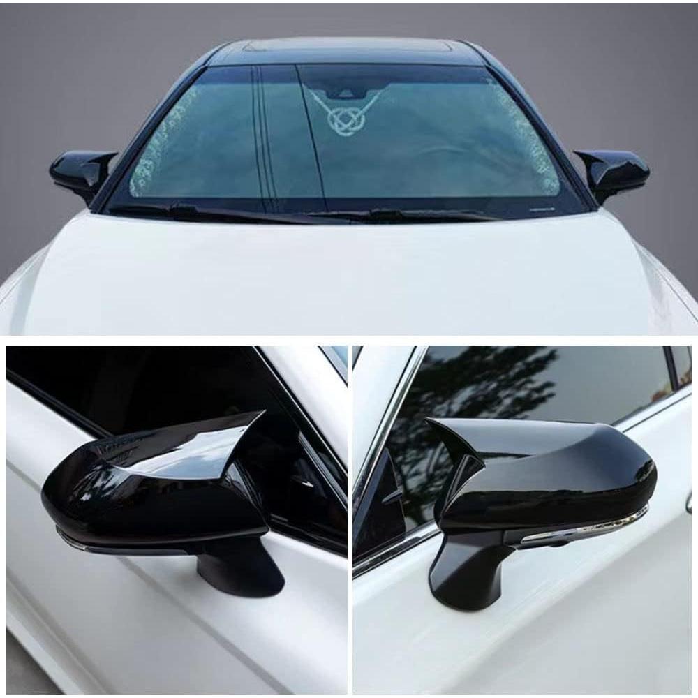Cubierta de Espejo Retrovisor Toyota Camry 2018-2025 TKREENO Negro Brillante