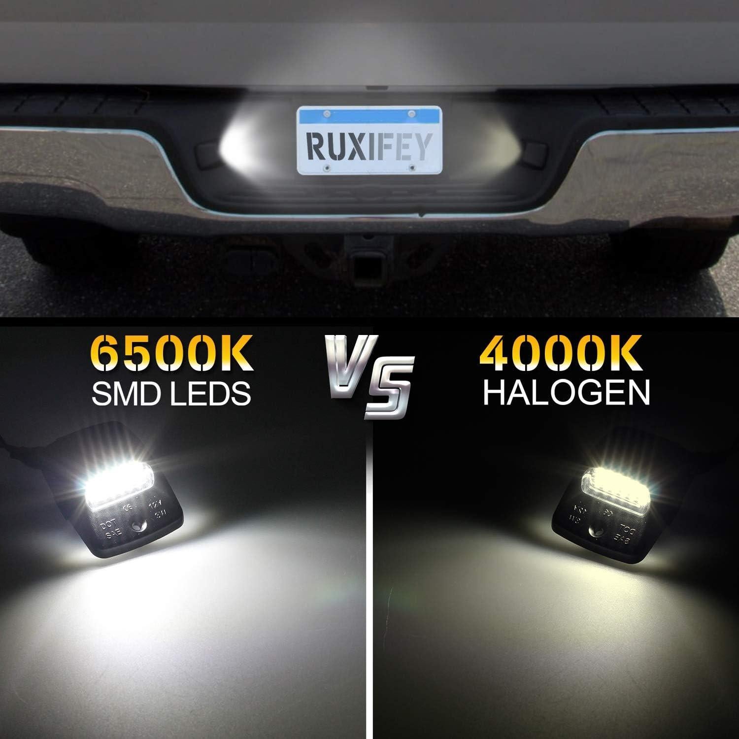 Luz de Placa de Licencia LED RUXIFEY para Tacoma y Tundra