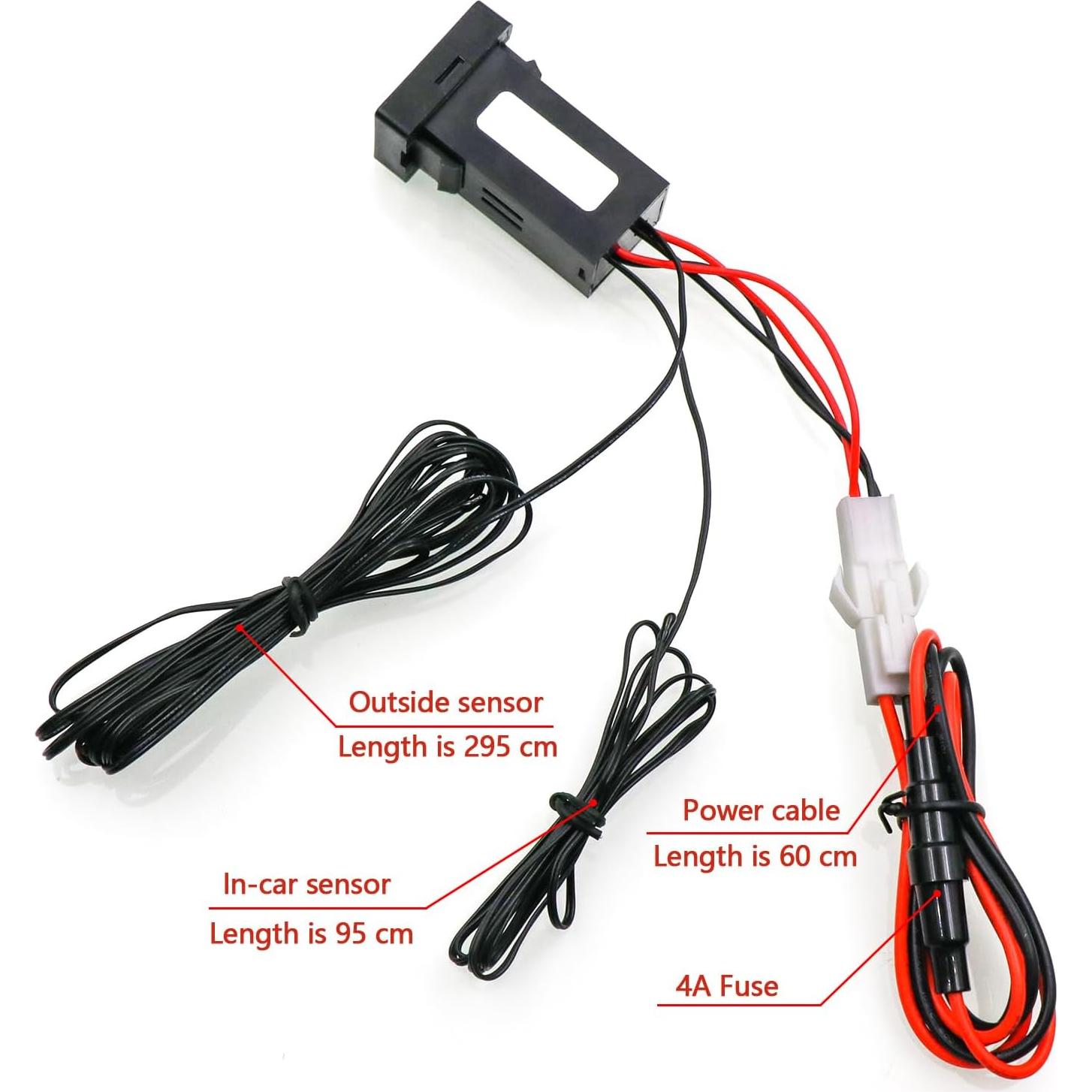 Pantalla de Temperatura Interna y Externa Timloon TNW-02