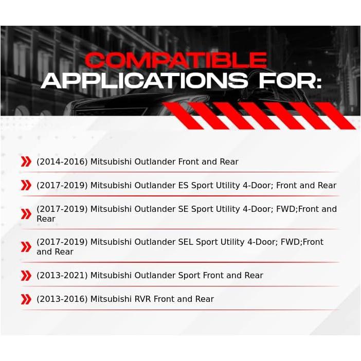 Kit de frenos R1 Concepts eLine para Mitsubishi Outlander 2014-2019