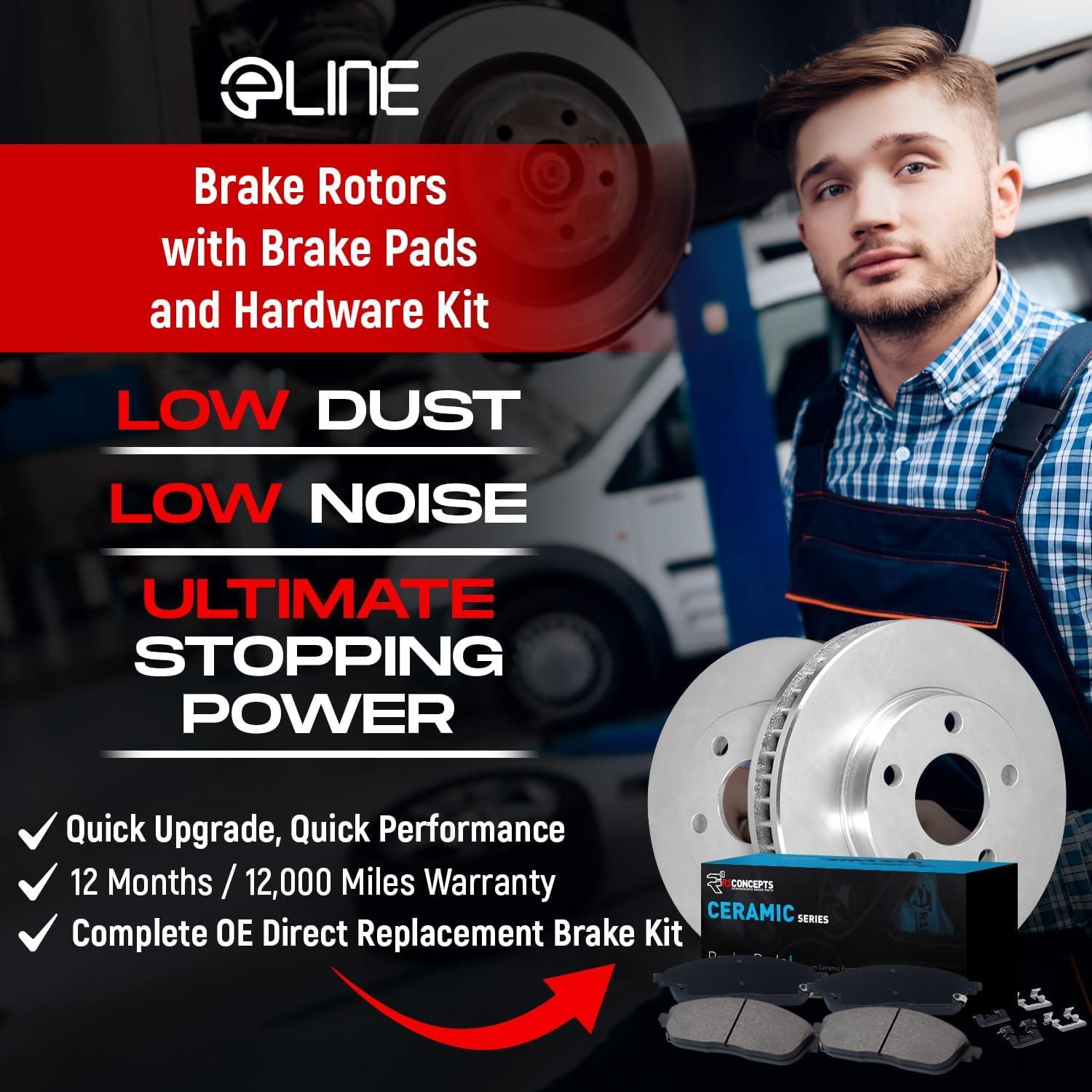 Kit de frenos R1 Concepts eLine para Mitsubishi Outlander 2014-2019