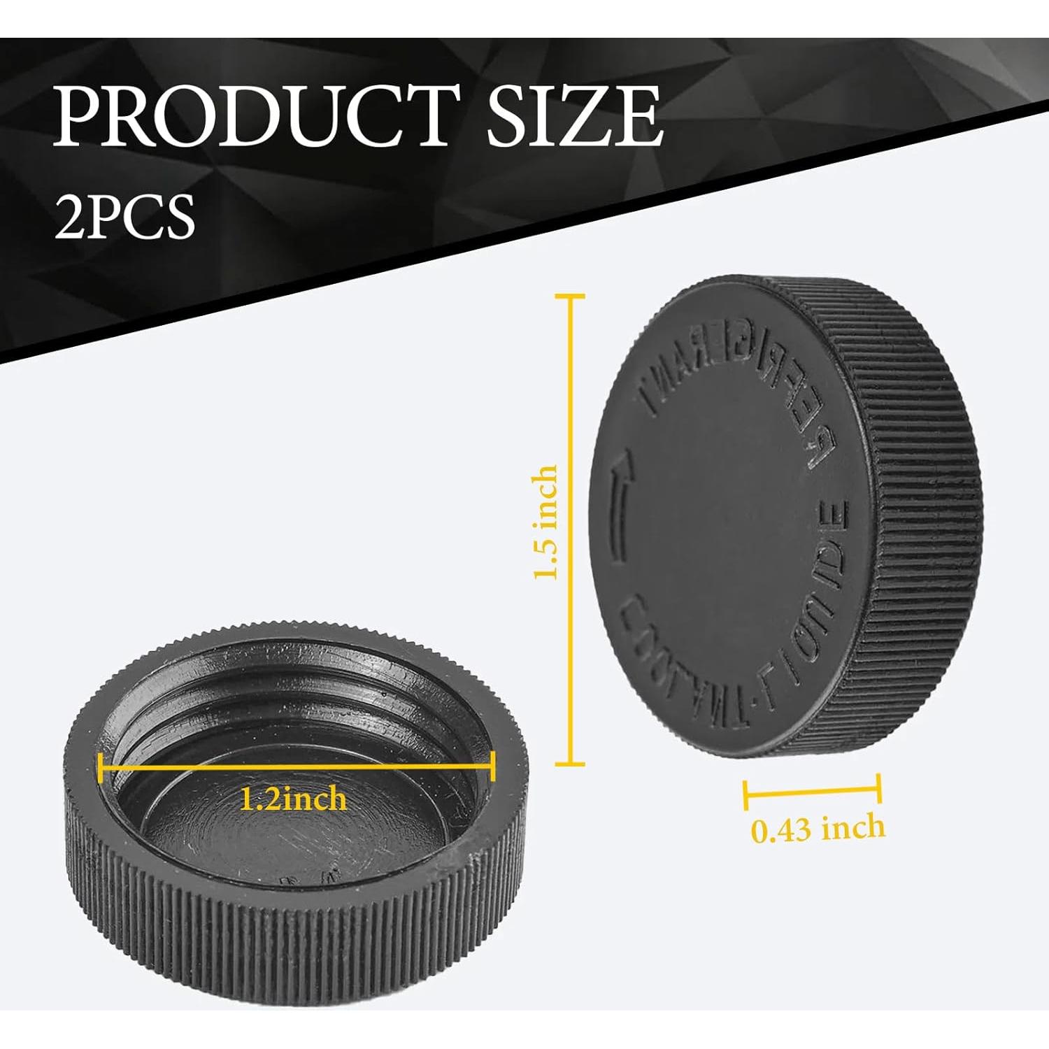 Juego de Tanque de Refrigerante ONISMEZ con Tapa Negra 21712-79900