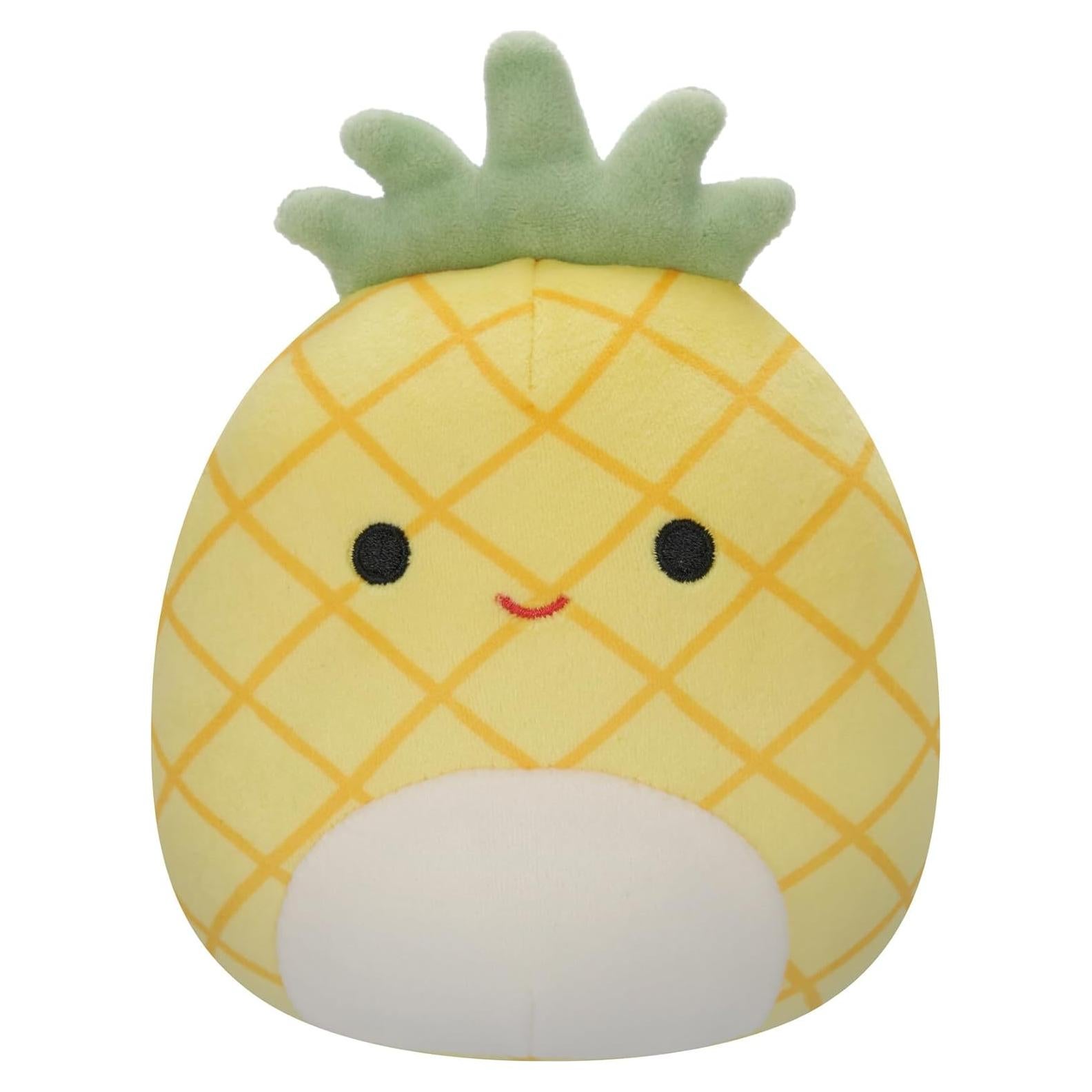 Squishmallows Maui Piña Amarilla 12.7 cm - Peluche Oficial