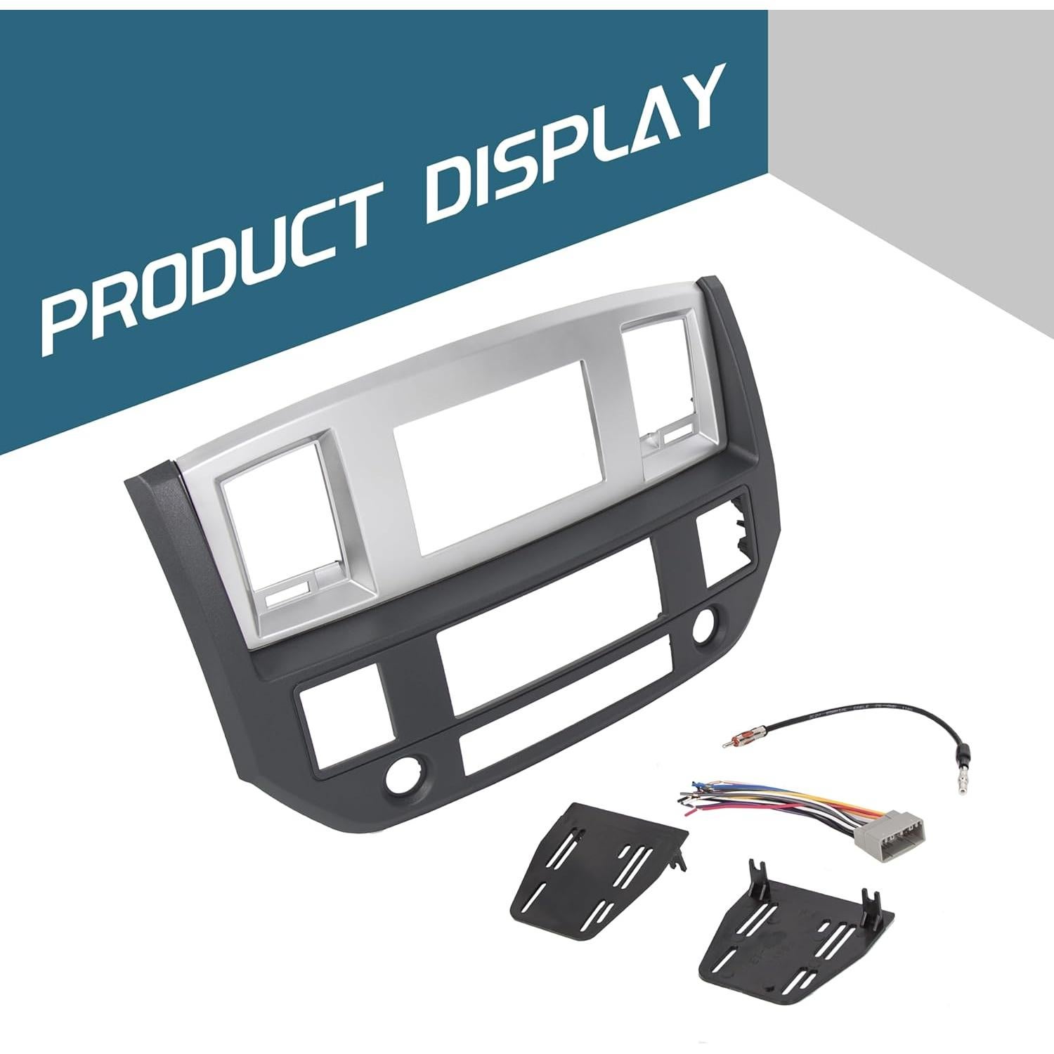 Kit Instalación Radio Doble Din KUAFU para Dodge Ram 2006-2009