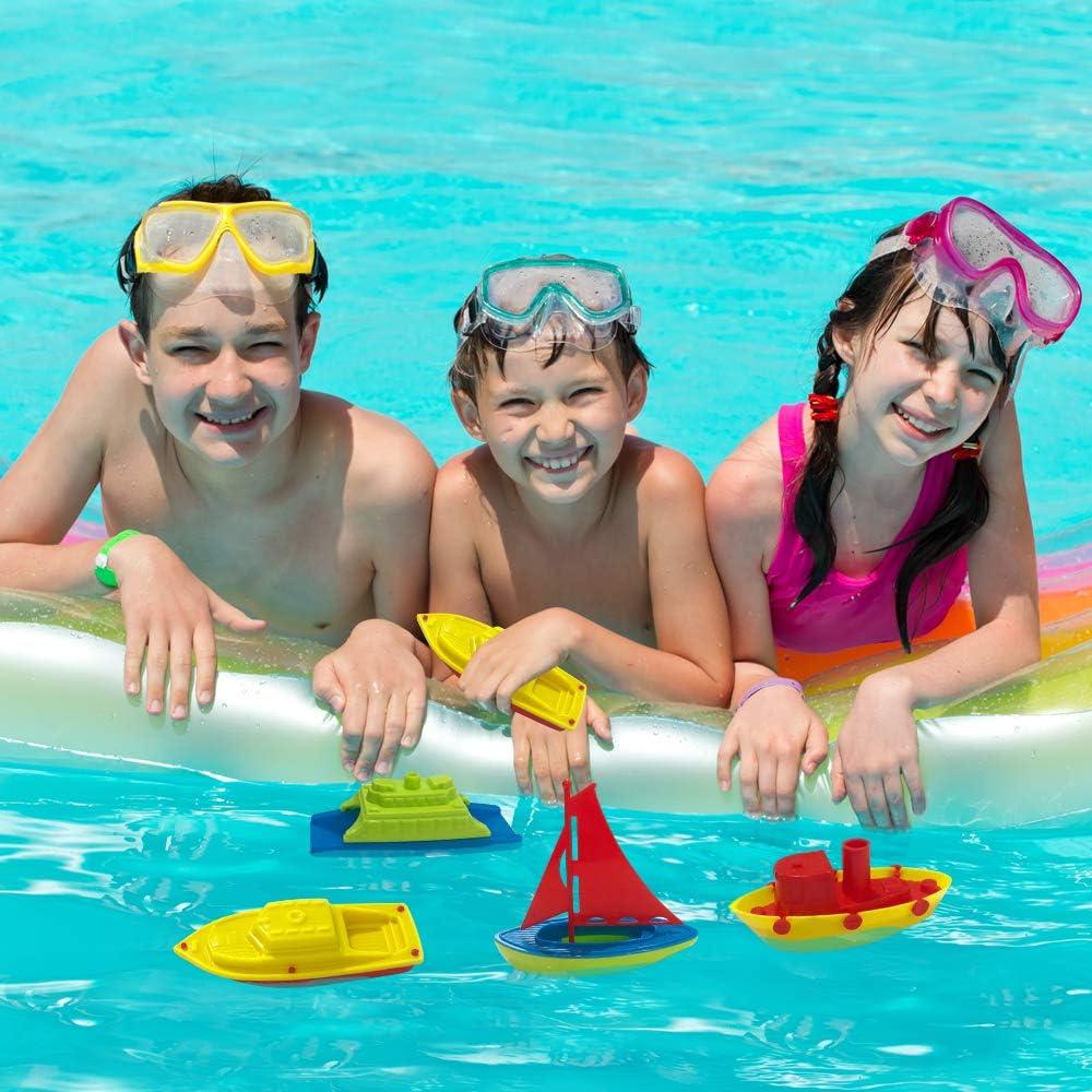 Barcos de Juguete Flotantes ArtCreativity - 4 Piezas 12.7 cm