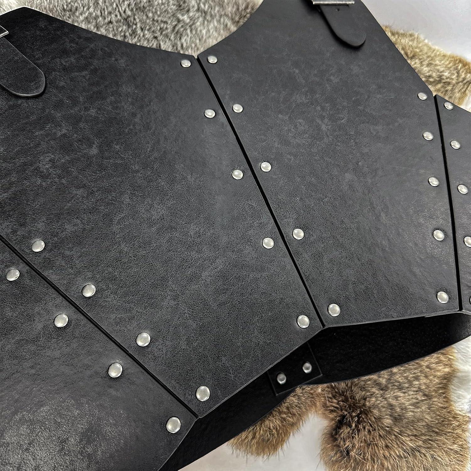 Armadura de Pecho de Cuero Sintético HiiFeuer Ajustable