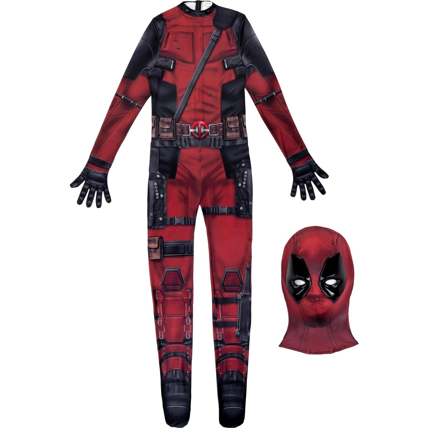 Disfraz Zentai Deluxe Marvel Deadpool Adulto Spandex