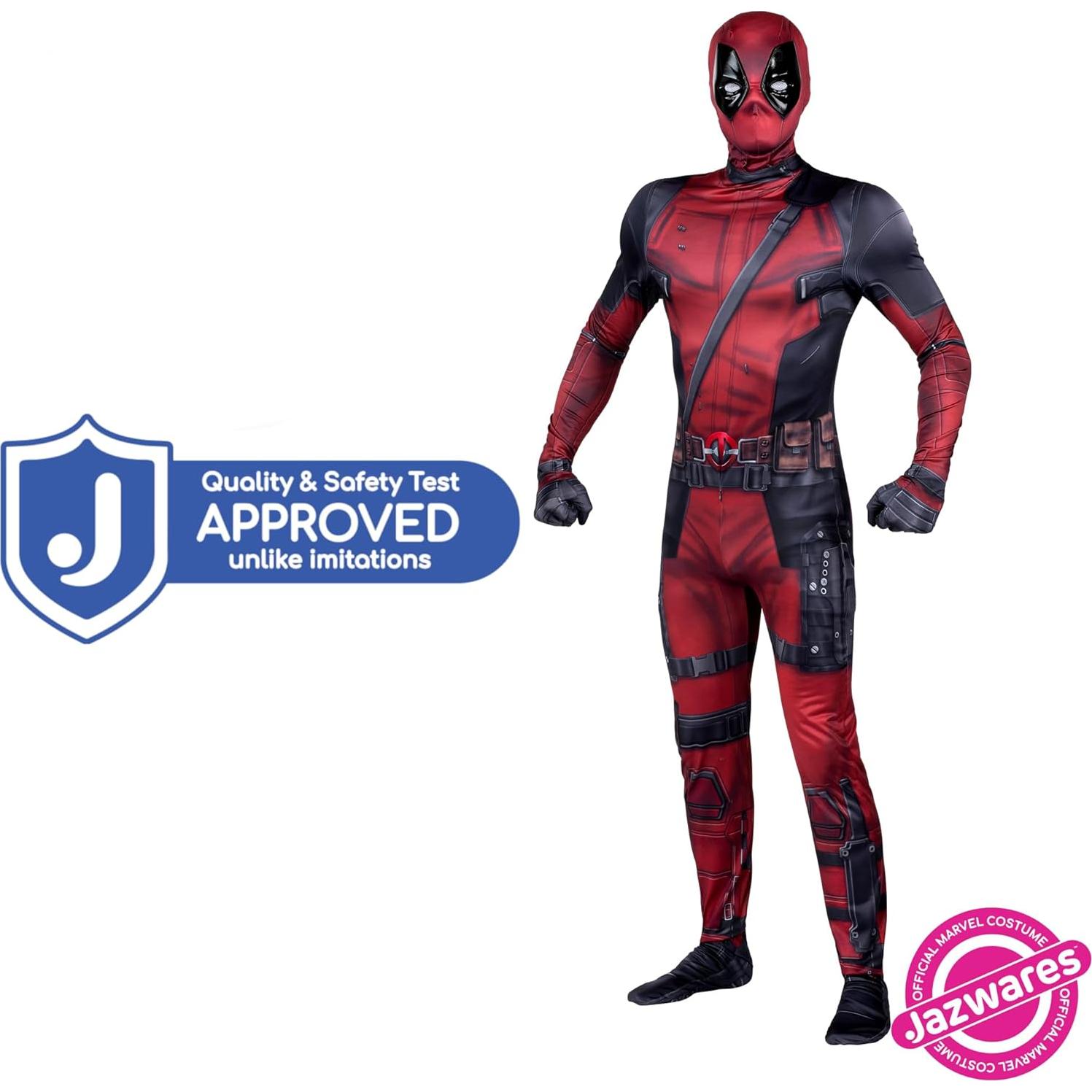 Disfraz Zentai Deluxe Marvel Deadpool Adulto Spandex