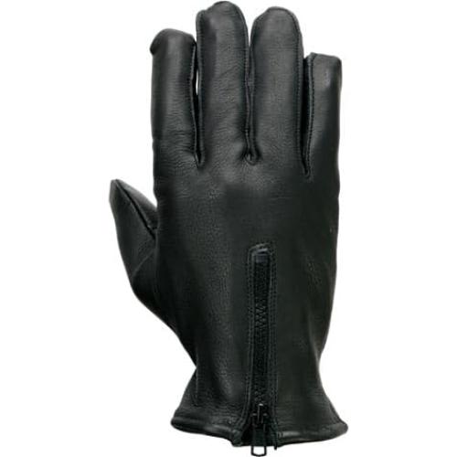 Guantes de motocicleta Milwaukee Leather SH866 de cuero negro térmicos