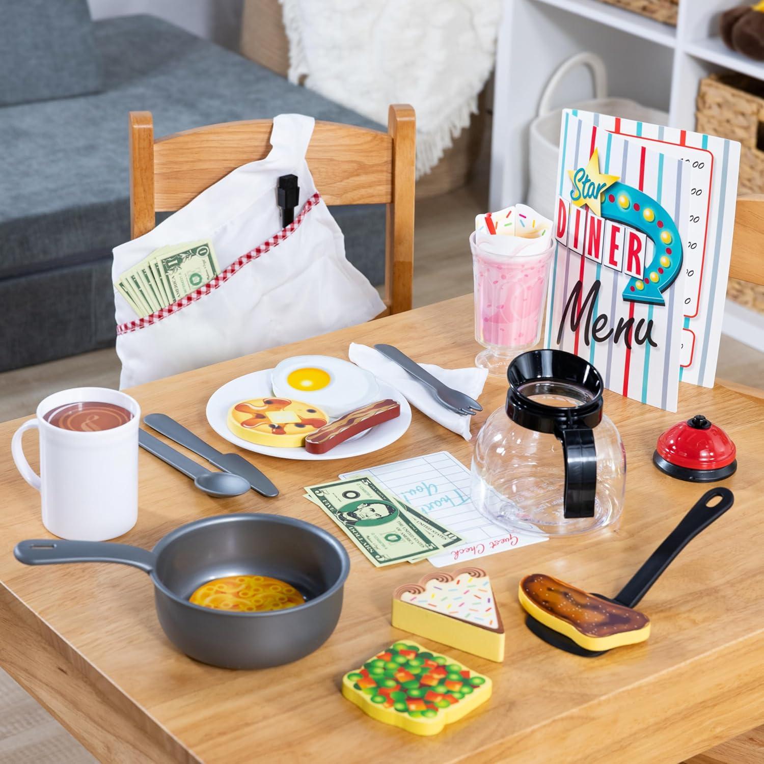 Juego de Restaurante Star Diner Melissa & Doug 41 Piezas