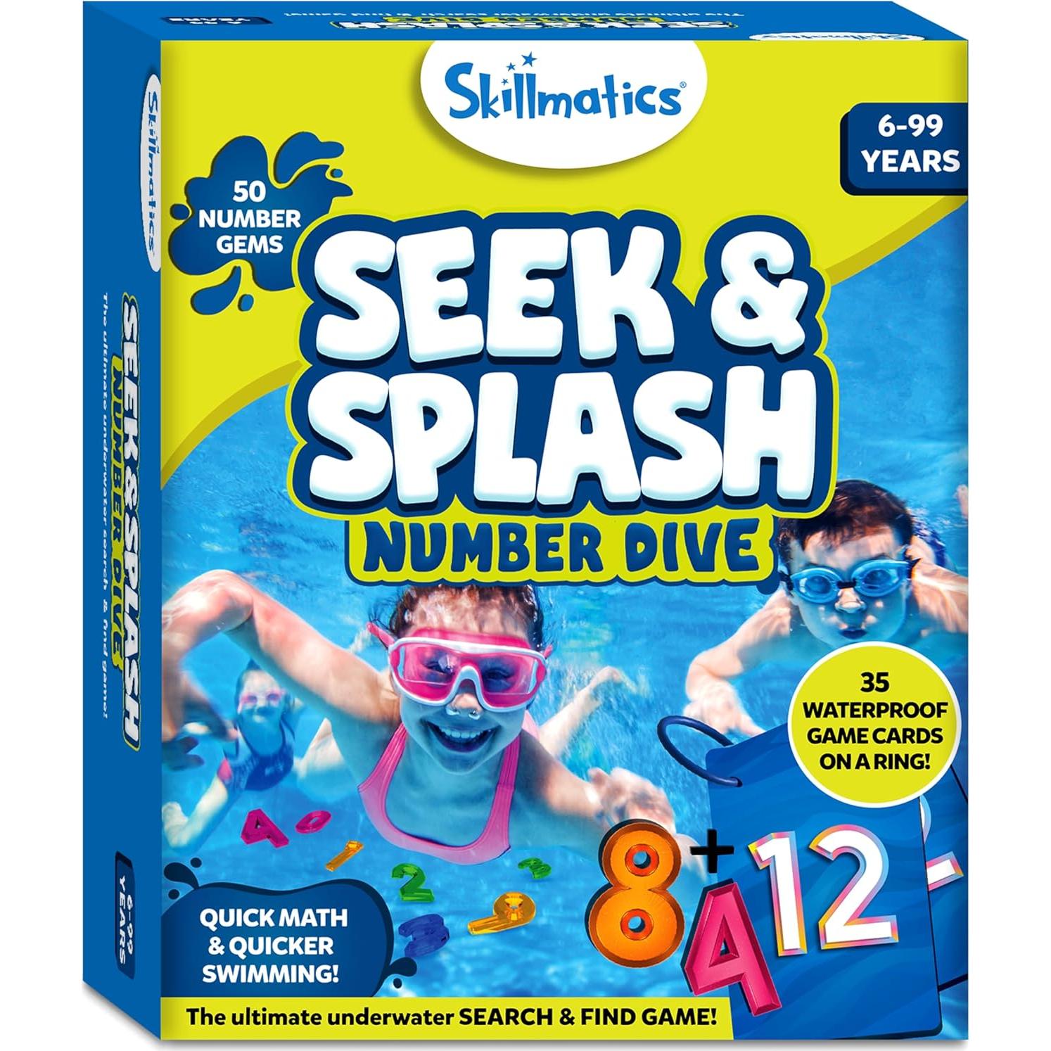 Juego de Buceo Skillmatics Busca y Salpica - 50 Gemas Coloridas