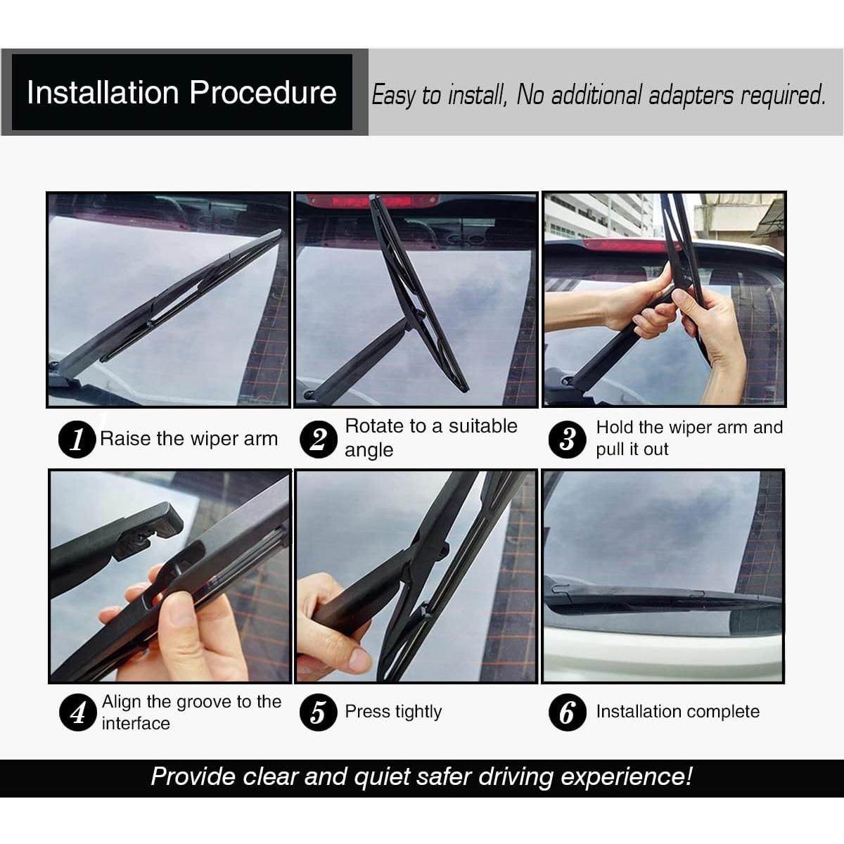 Limpiaparabrisas Silenciosos FAPIUO para Mercedes-Benz GLC