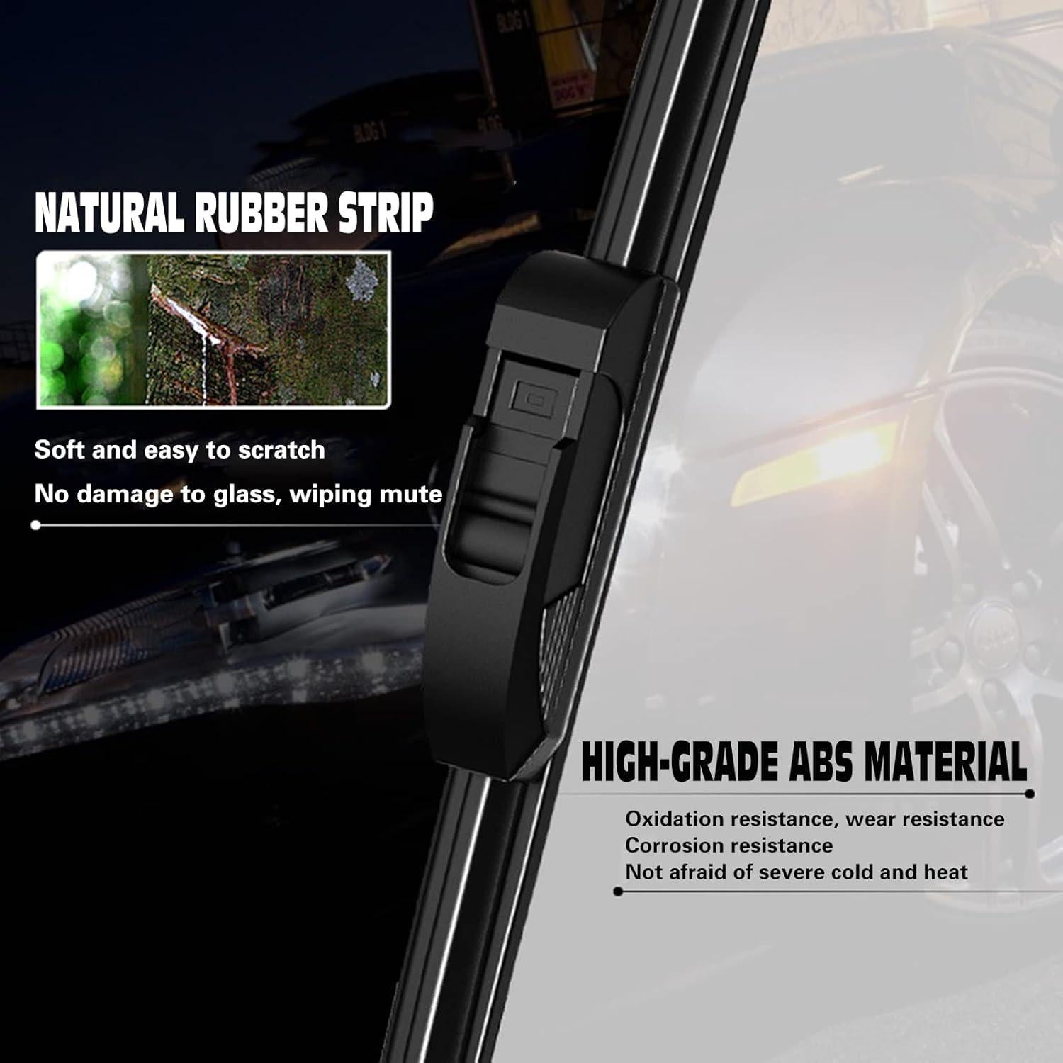 Limpiaparabrisas Silenciosos FAPIUO para Mercedes-Benz GLC