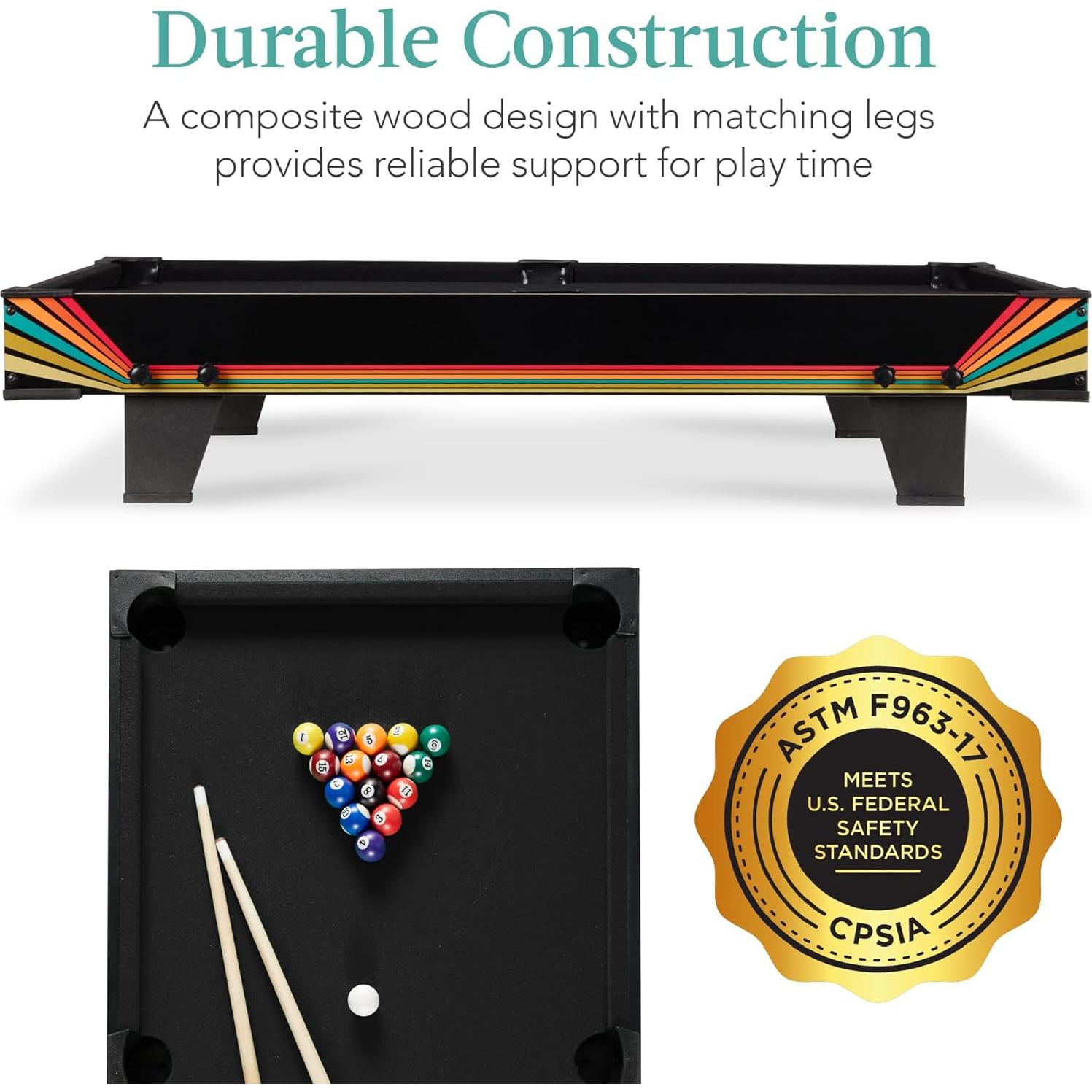 Mesa de Billar 101.6 cm Mejor Opción Productos con Accesorios