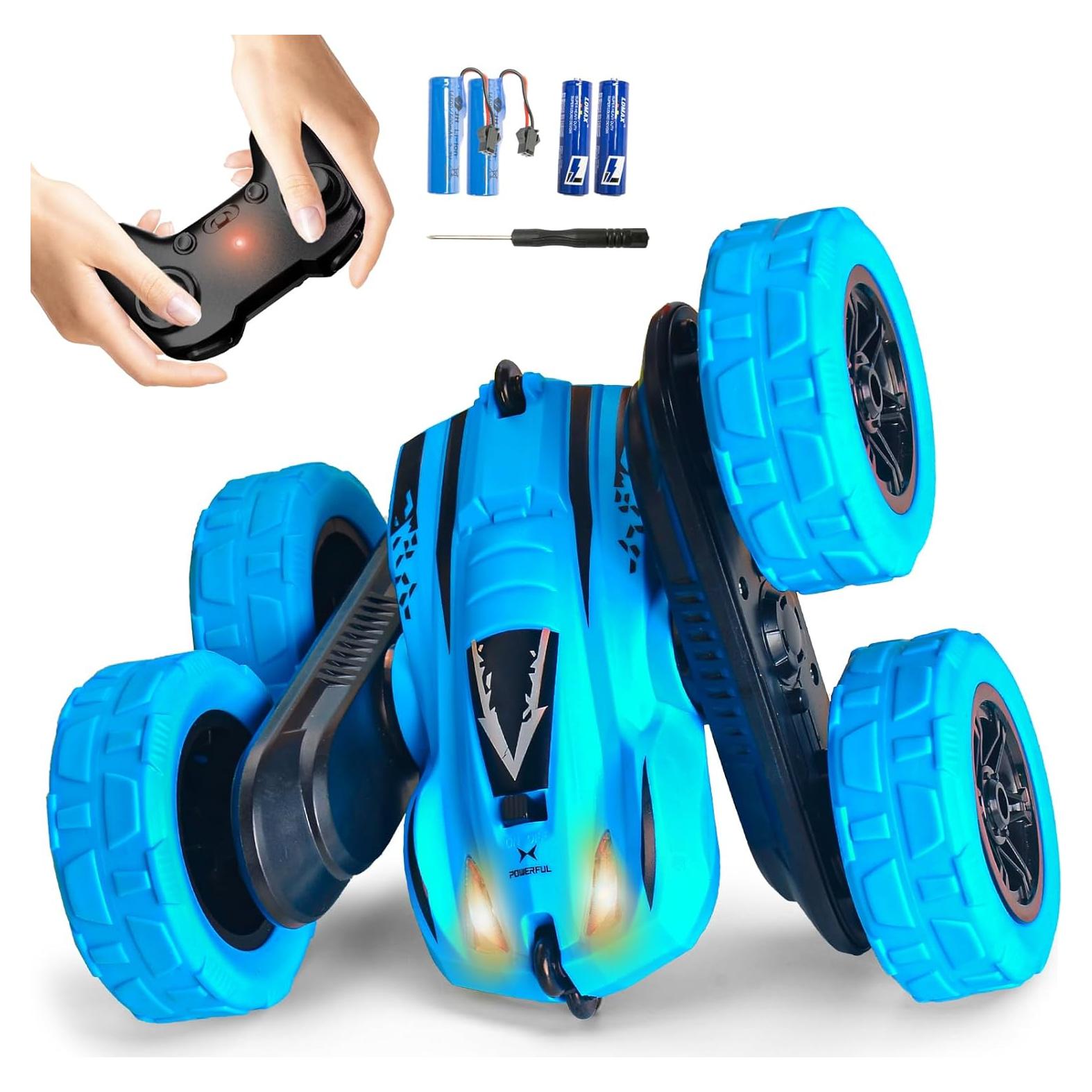 Coche RC Acrobático Racing Fun K-02 Azul 360° 2.4GHz