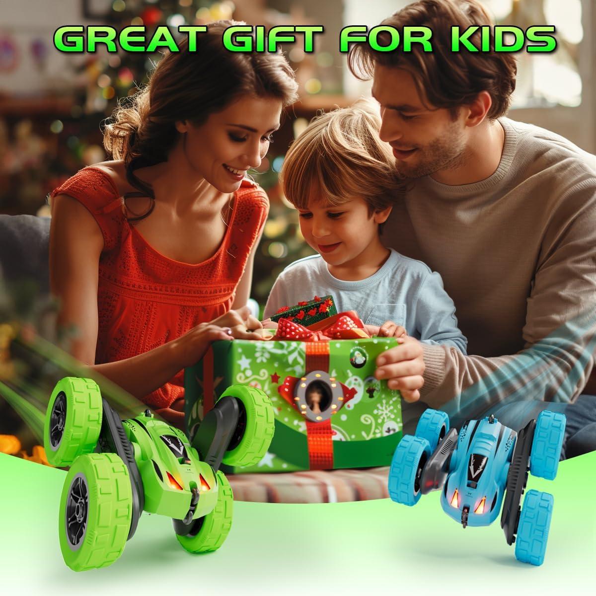 Coche RC Acrobático Racing Fun K-02 Azul 360° 2.4GHz