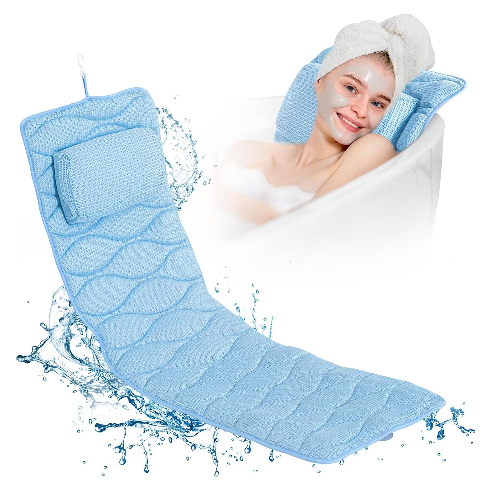 Almohada de Baño Completo OMYSTYLE 127x40.64cm Azul