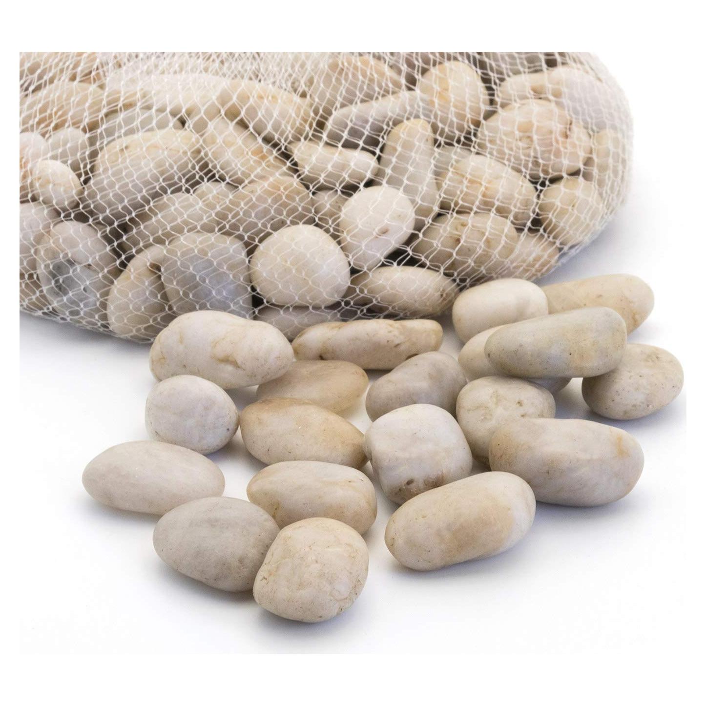 Piedras de Río Decorativas Royal Imports 2.27kg - Claro