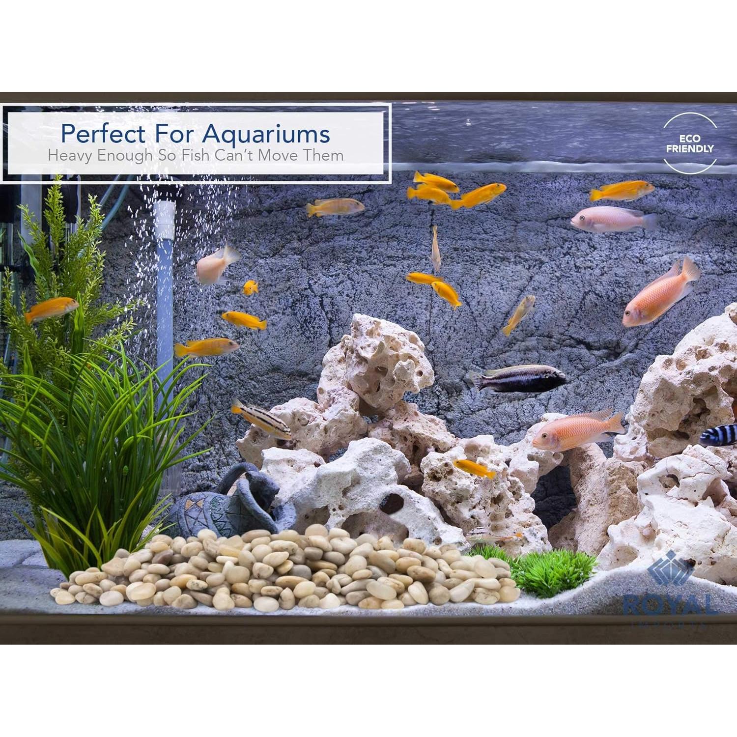 Piedras de Río Decorativas Royal Imports 2.27kg - Claro