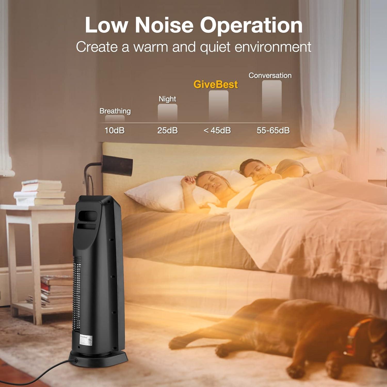 Calentador de Espacio GiveBest Torre 2.77 kg 300 m² Control Remoto