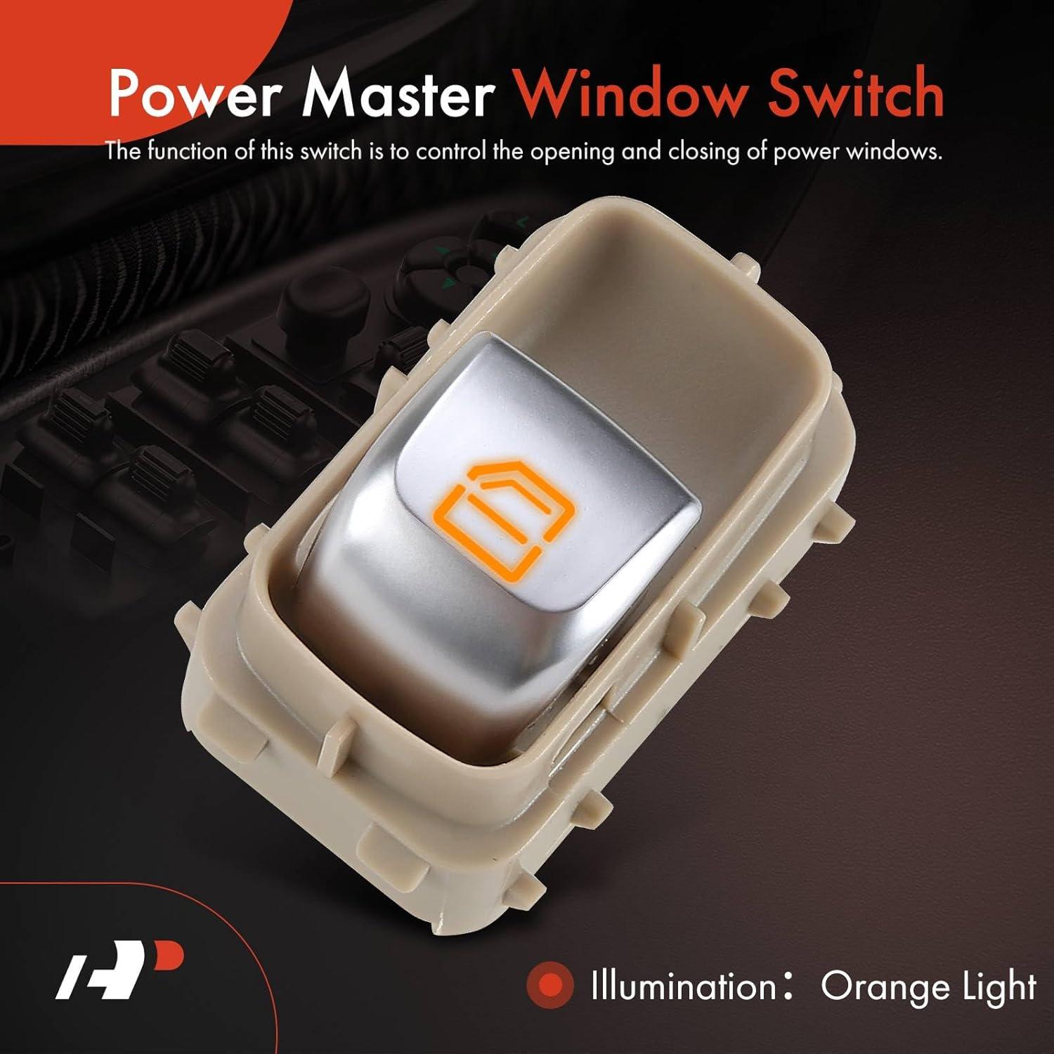 Interruptor Ventana Eléctrica A-Premium Beige para Mercedes-Benz