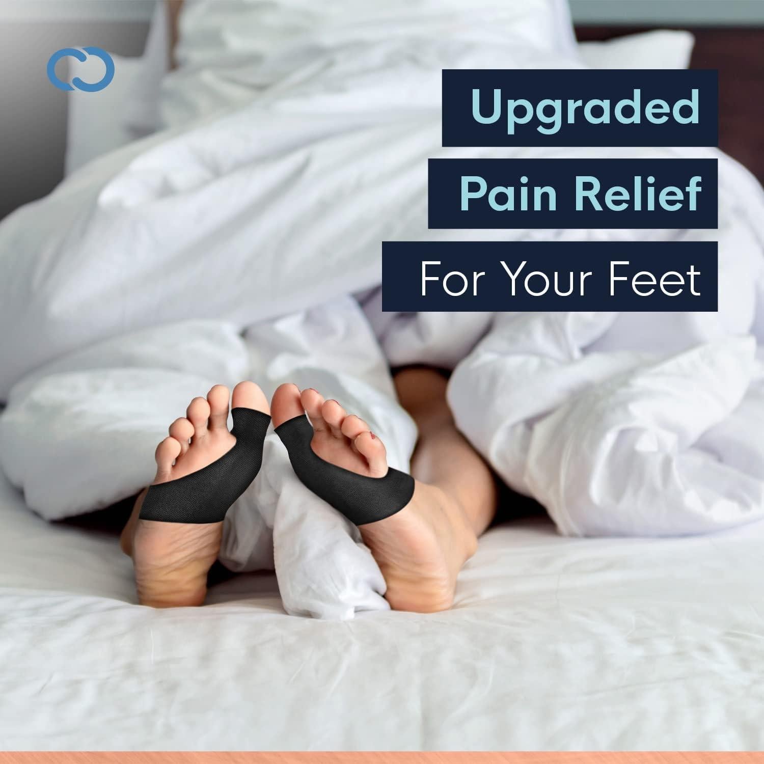 Kit de Alivio para Juanetes Compresión de Cobre - 2 Pares