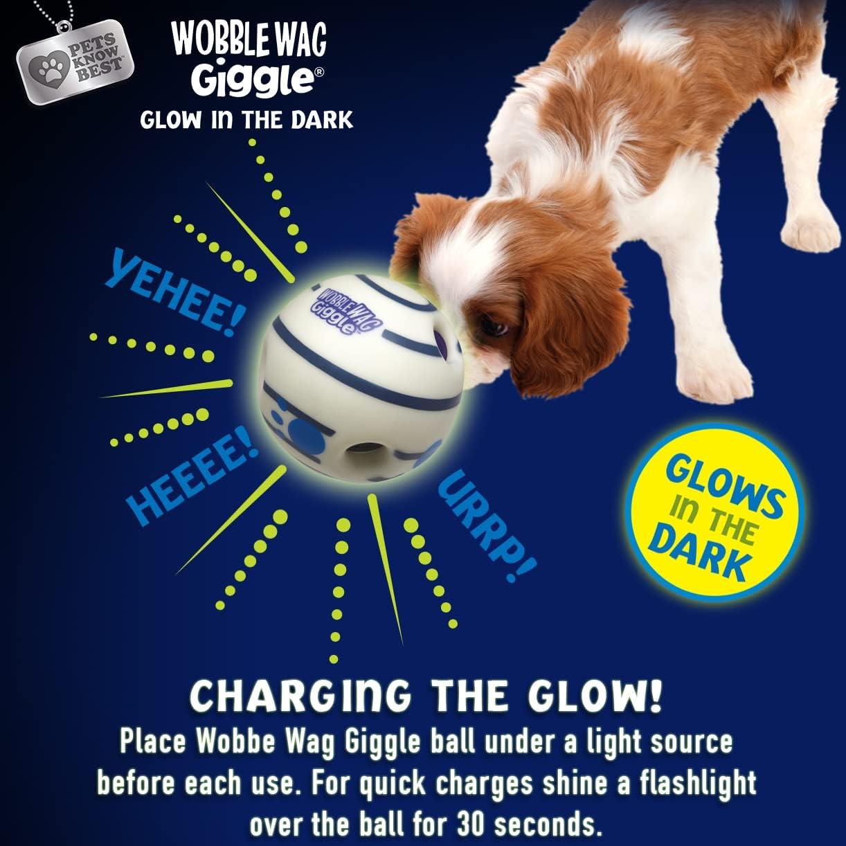 Wobble Wag Giggle Ball 2 Paquete - Juguete Interactivo para Perros