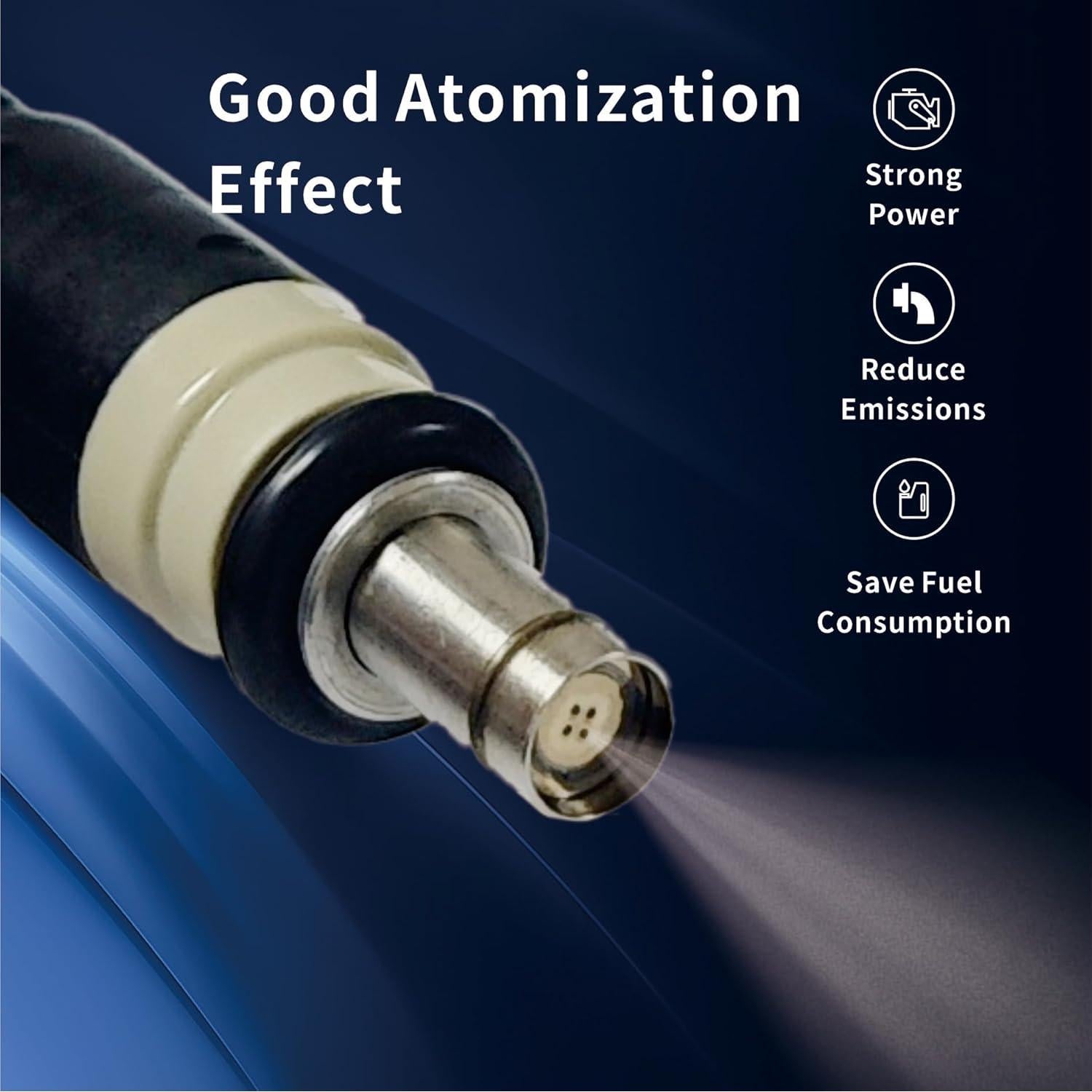 Inyectores de combustible Gautory para Dodge y Jeep Set de 4