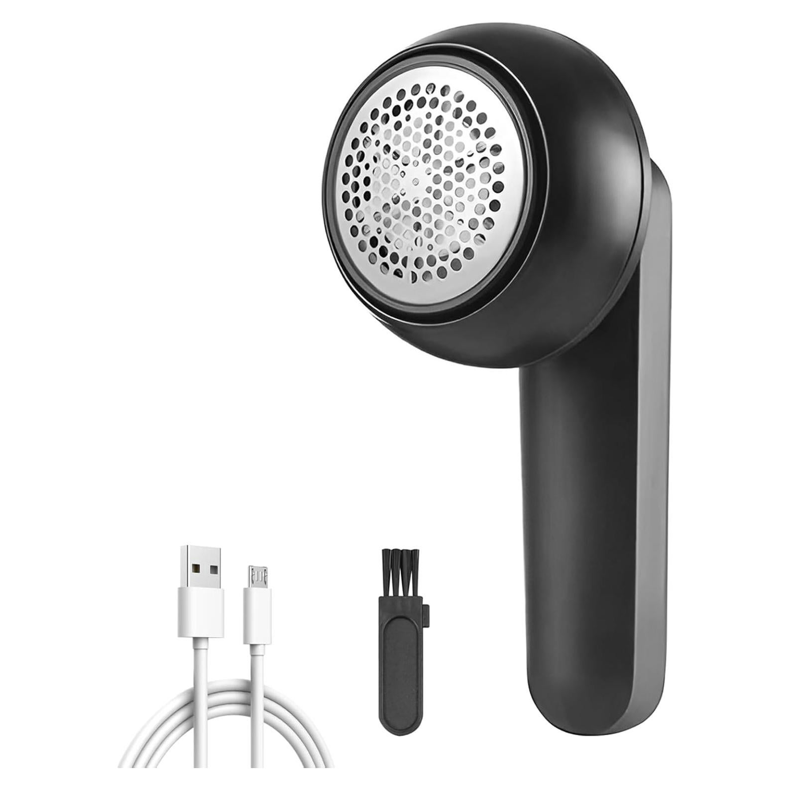 Removedor de Pelusa Eléctrico NIUAWASA USB 6 Cuchillas Negro